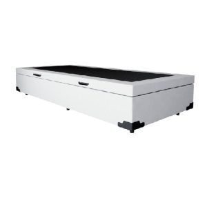 Cama Box Baú Solteirão King Sintético Branco
